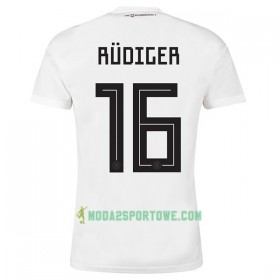 Koszulka Niemcy Rudiger 16 Mistrzostwa Świata 2018 Domowe Stroje Piłkarskie